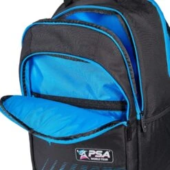 Dunlop PSA Squash Backpack/Black And Blue -Ball Sports Related 10303745 dunlop psa backpack E