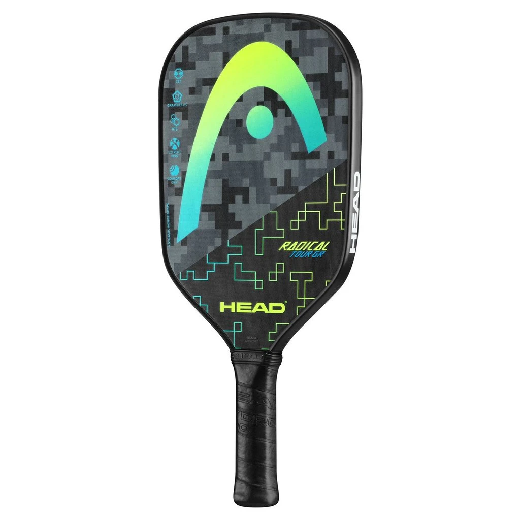 Head Radical Tour GR Yellow Pickleball Paddle 3 Head Radical Tour GR Yellow Pickleball Paddle