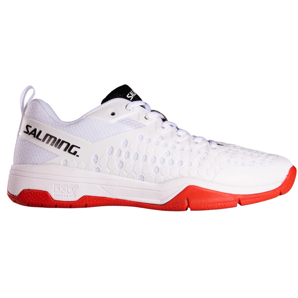 Salming Eagle Men's White & Red Indoor Court Shoes 3 Salming Eagle Men's White & Red Indoor Court Shoes