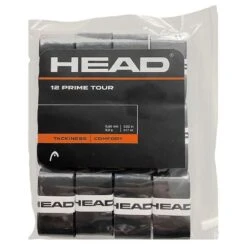 Head Prime Tour Overgrip Black 12 Pack