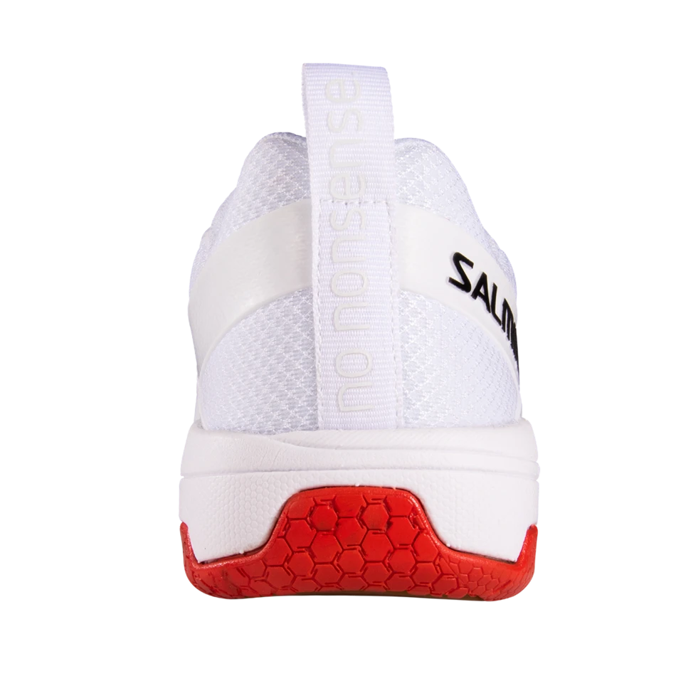 Salming Eagle Men's White & Red Indoor Court Shoes 6 Salming Eagle Men's White & Red Indoor Court Shoes - Image 4