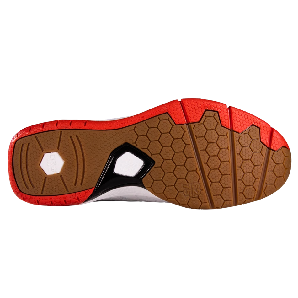 Salming Eagle Men's White & Red Indoor Court Shoes 7 Salming Eagle Men's White & Red Indoor Court Shoes - Image 5