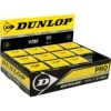 Dunlop Double Yellow Squash Balls (Box Of 12) -Ball Sports Related 700108 dunlop pro double yellow box