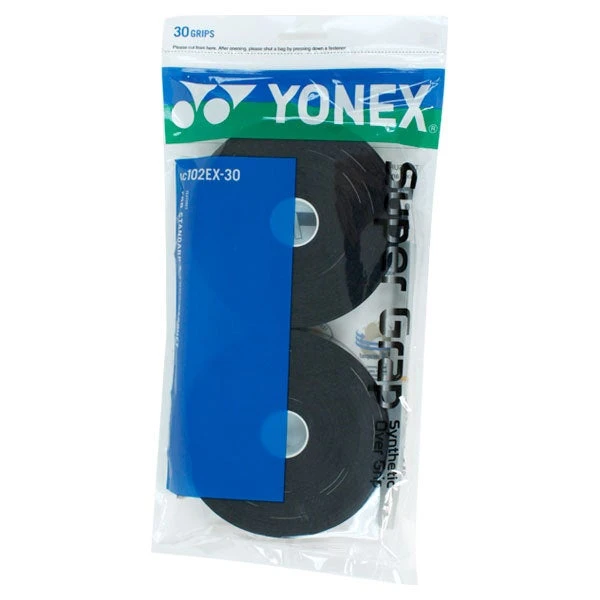 Yonex Super Grap 30-Pack Overgrips/Black 3 Yonex Super Grap 30-Pack Overgrips/Black