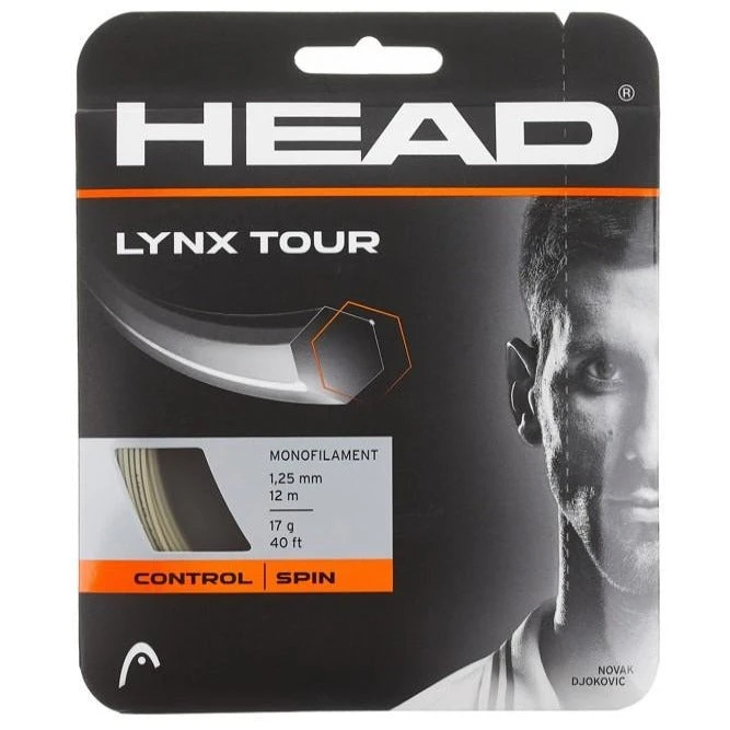 Head Lynx Tour 17 Gauge Grey Tennis String Set 3 Head Lynx Tour 17 Gauge Grey Tennis String Set