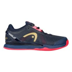 Head Sprint Pro 3.0 Dress Blue/Neon Pink Women's Tennis Shoes