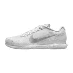 NikeCourt Air Zoom Vapor Pro White/Metallic Silver Women's Hard Court Tennis Shoes