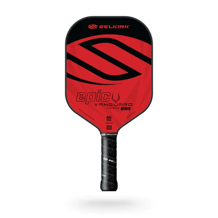 Selkirk Vanguard 2.0 Epic Crimson Black Pickleball Paddle 4 Selkirk Vanguard 2.0 Epic Crimson Black Pickleball Paddle - Image 2
