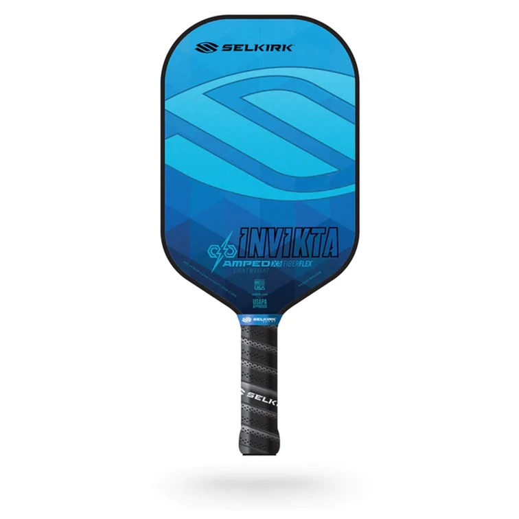 Selkirk Amped Invikta Sapphire Blue Pickleball Paddle 4 Selkirk Amped Invikta Sapphire Blue Pickleball Paddle - Image 2
