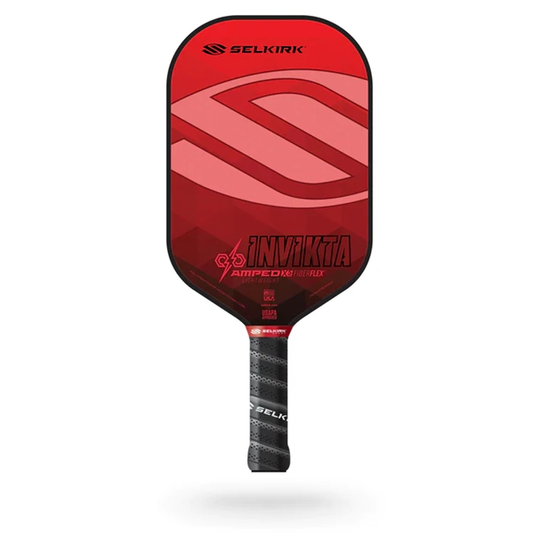 Selkirk Amped Invikta Selkirk Red Pickleball Paddle 4 Selkirk Amped Invikta Selkirk Red Pickleball Paddle - Image 2
