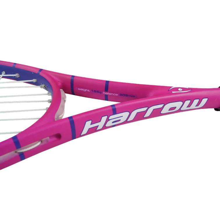 Harrow Junior Pink & Purple Squash Racquet 4 Harrow Junior Pink & Purple Squash Racquet - Image 2