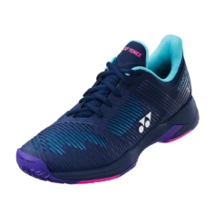 Yonex Power Cushion Sonicage 2 Navy Blue/Purple Women's Tennis Shoes -Ball Sports Related Slide3 94a0cec5 3e4f 45fb a3d8 1948bc03595c