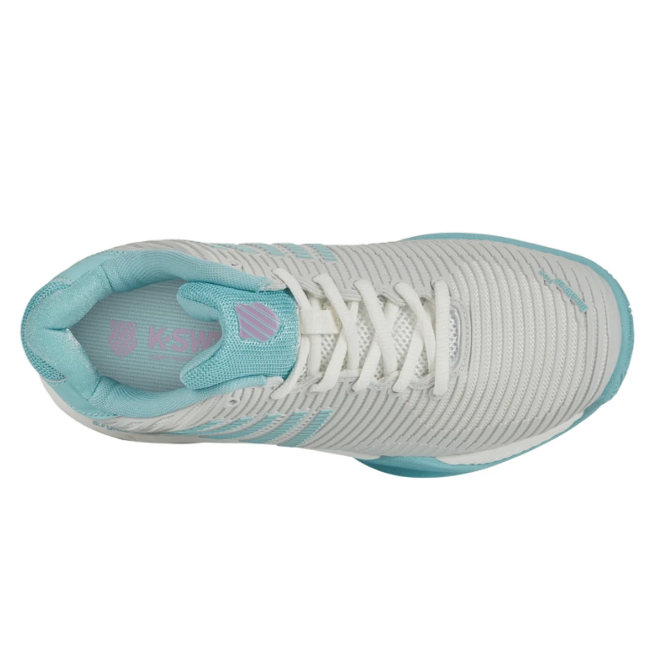 K-Swiss Hypercourt Express 2 Brilliant White, Angel Blue, And Sheer Lilac Women's Tennis Shoes 9 K-Swiss Hypercourt Express 2 Brilliant White, Angel Blue, And Sheer Lilac Women's Tennis Shoes - Image 7
