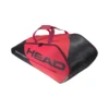 Head Tour Team 9R Supercombi Black & Red Tennis Bag (2022) -Ball Sports Related TourTeam9RSupercombiBlackRed