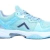 Tyrol Women's Rally Powder Blue/Silver Light Grey Pickleball Indoor Court Shoes -Ball Sports Related Tyrol Women s Rally Shoe