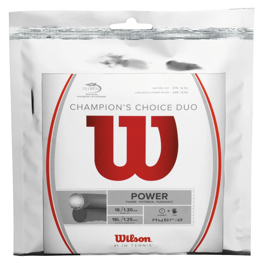Wilson Champion's Choice DUO Tennis String Set 3 Wilson Champion's Choice DUO Tennis String Set
