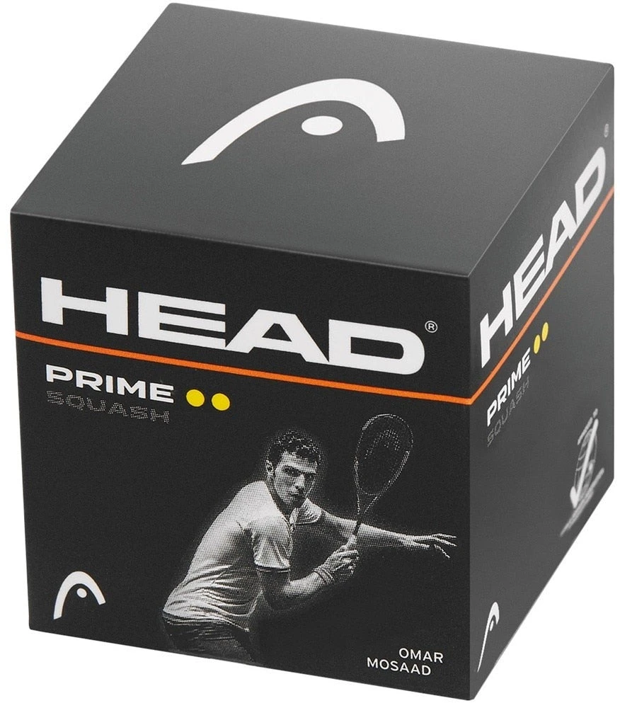 Head Prime Double Yellow Squash Ball 3 Head Prime Double Yellow Squash Ball