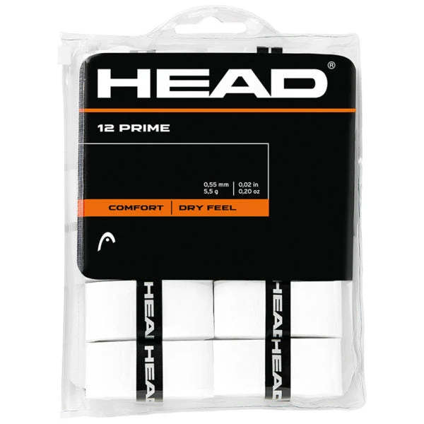 Head Prime Tour Overgrip White 12 Pack 3 Head Prime Tour Overgrip White 12 Pack