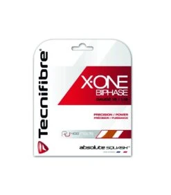 Tecnifibre X-ONE Biphase 18g Squash String Set/Orange